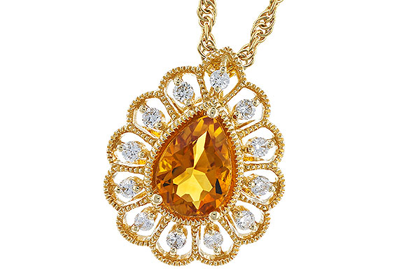 L328-93805: NECK .62 CITRINE .75 TGW