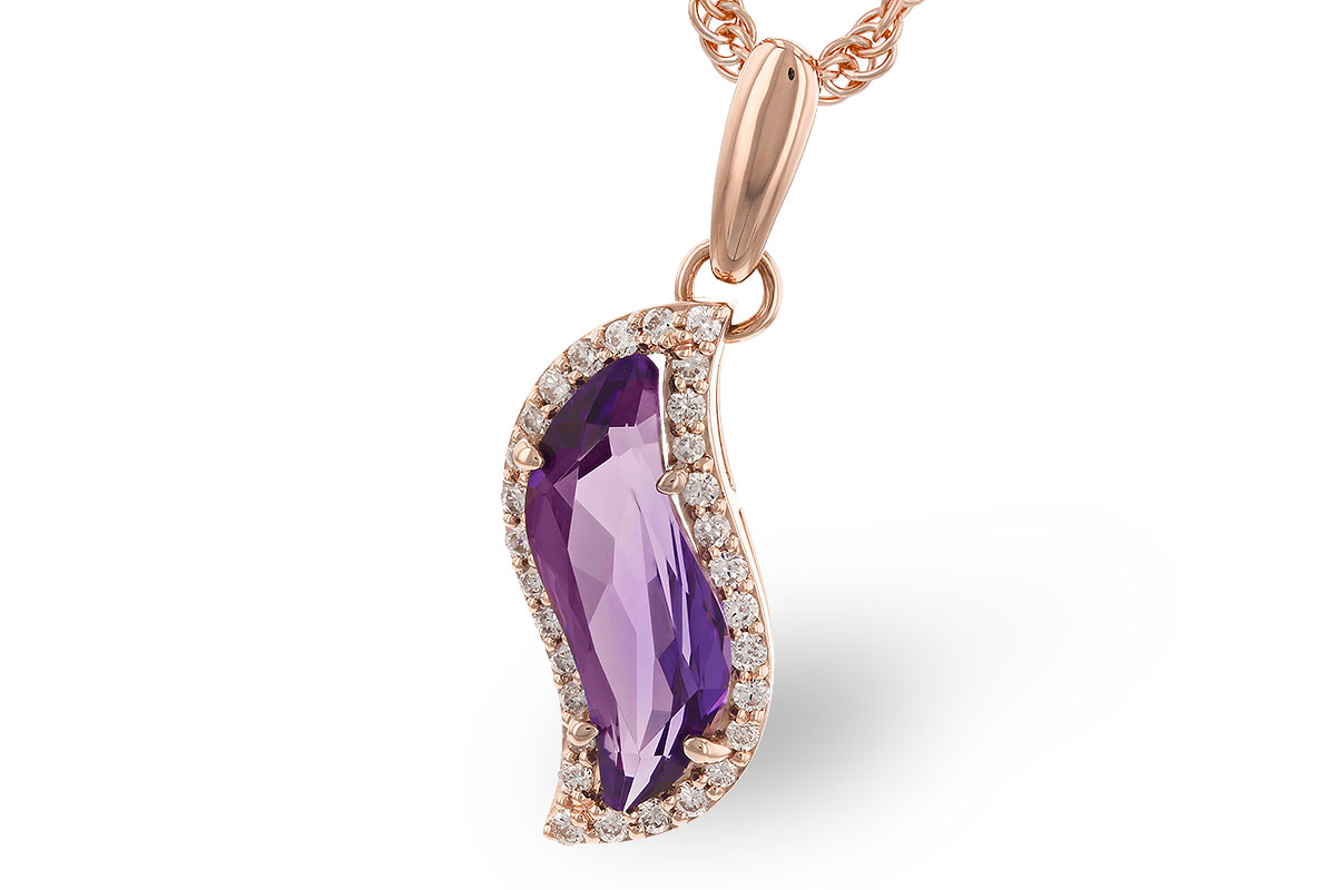 L328-94696: NECK 1.34 TW AMETHYST 1.48 TGW