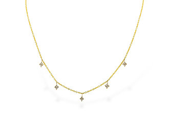 L328-98323: NECKLACE .19 TW (18")