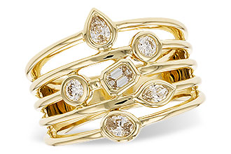L328-98360: LDS DIA RG .50 TW FANCY CUT DIAMONDS