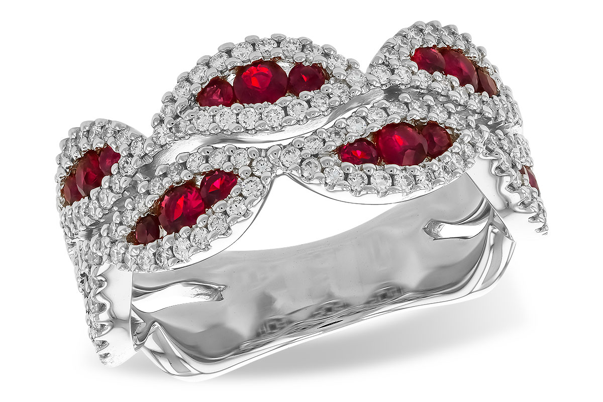 L328-99260: LDS WED RG .70 TW RUBY 1.11 TGW