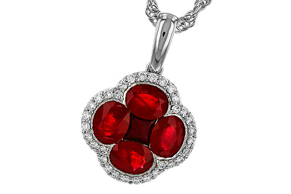 L329-83732: NECKLACE 1.72 RUBY 1.87 TGW
