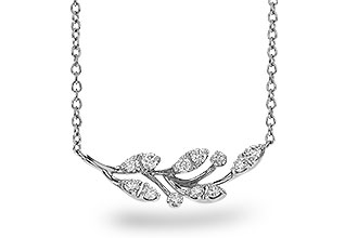 L329-84641: NECKLACE .32 TW (18")