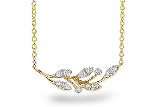 L329-84641: NECKLACE .32 TW (18")