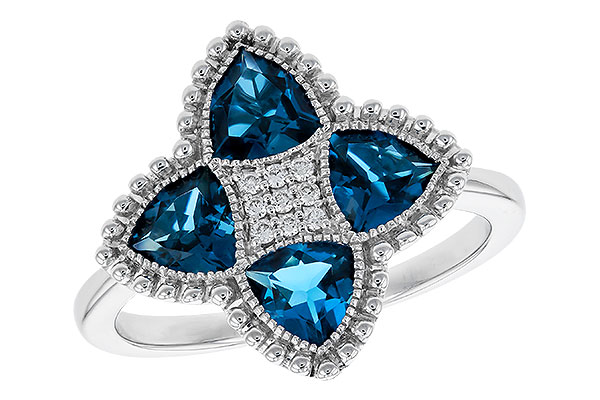 L329-86460: LDS RG 1.62 LONDON BLUE TOPAZ 1.66 TGW