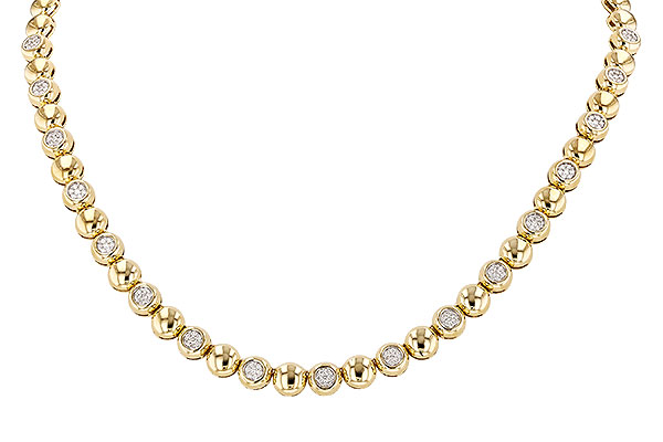 L329-86541: NECKLACE .87 TW (17")