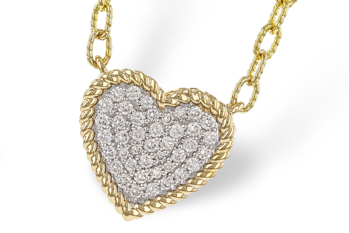 L329-87378: NECKLACE .32 TW (18")