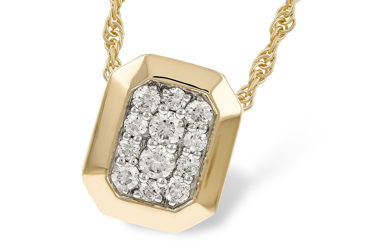 L329-88287: NECKLACE .25 TW