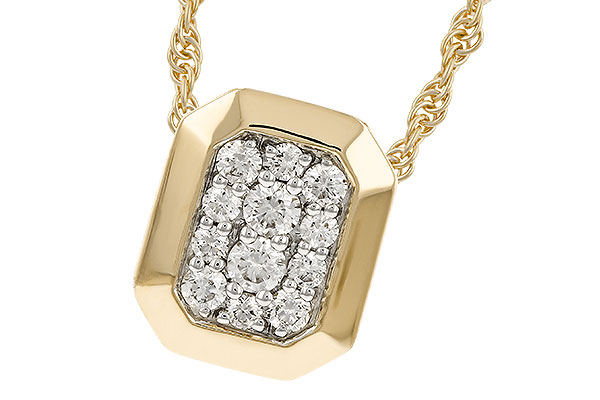 L329-88287: NECKLACE .25 TW