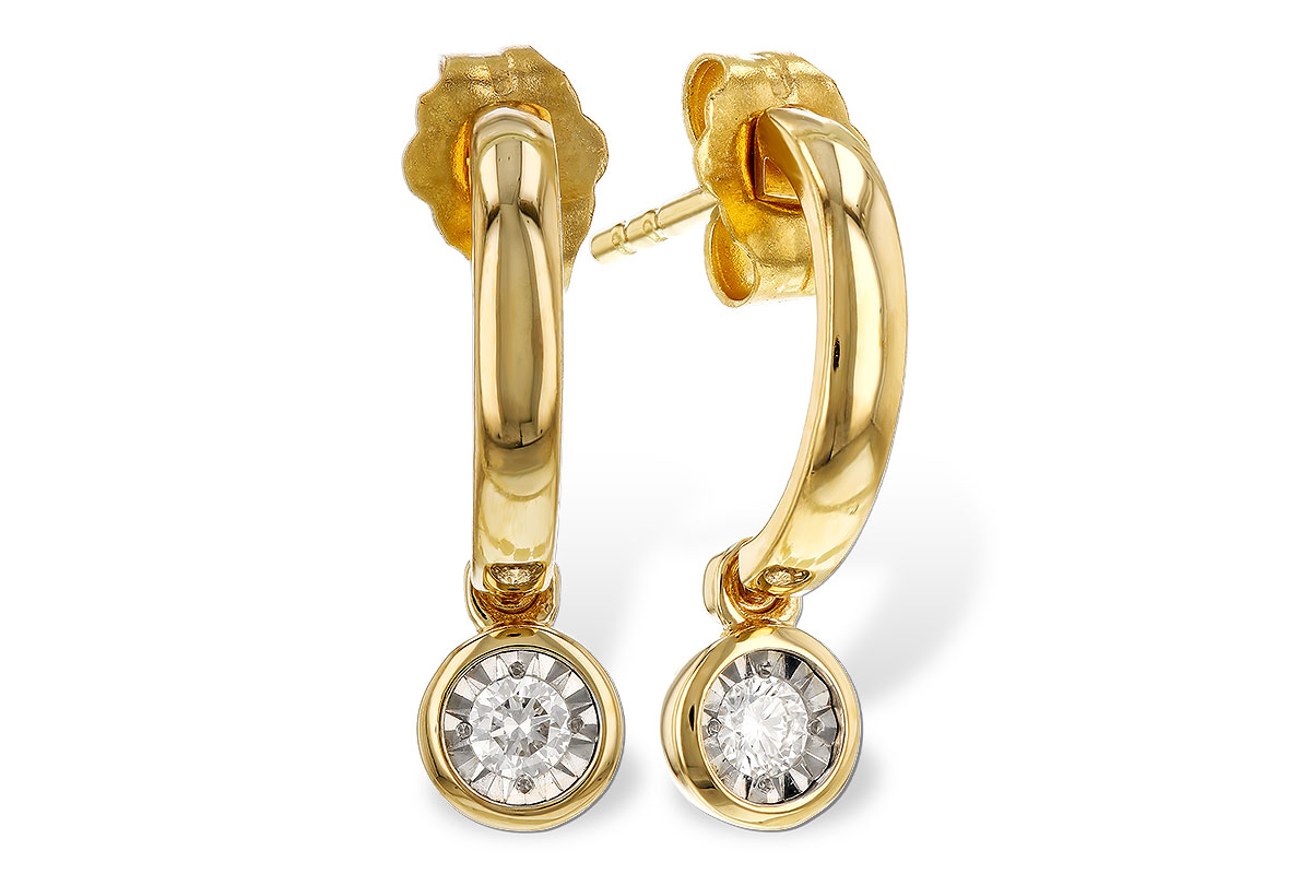L329-88323: EARRINGS .10 TW