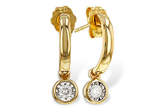 L329-88323: EARRINGS .10 TW