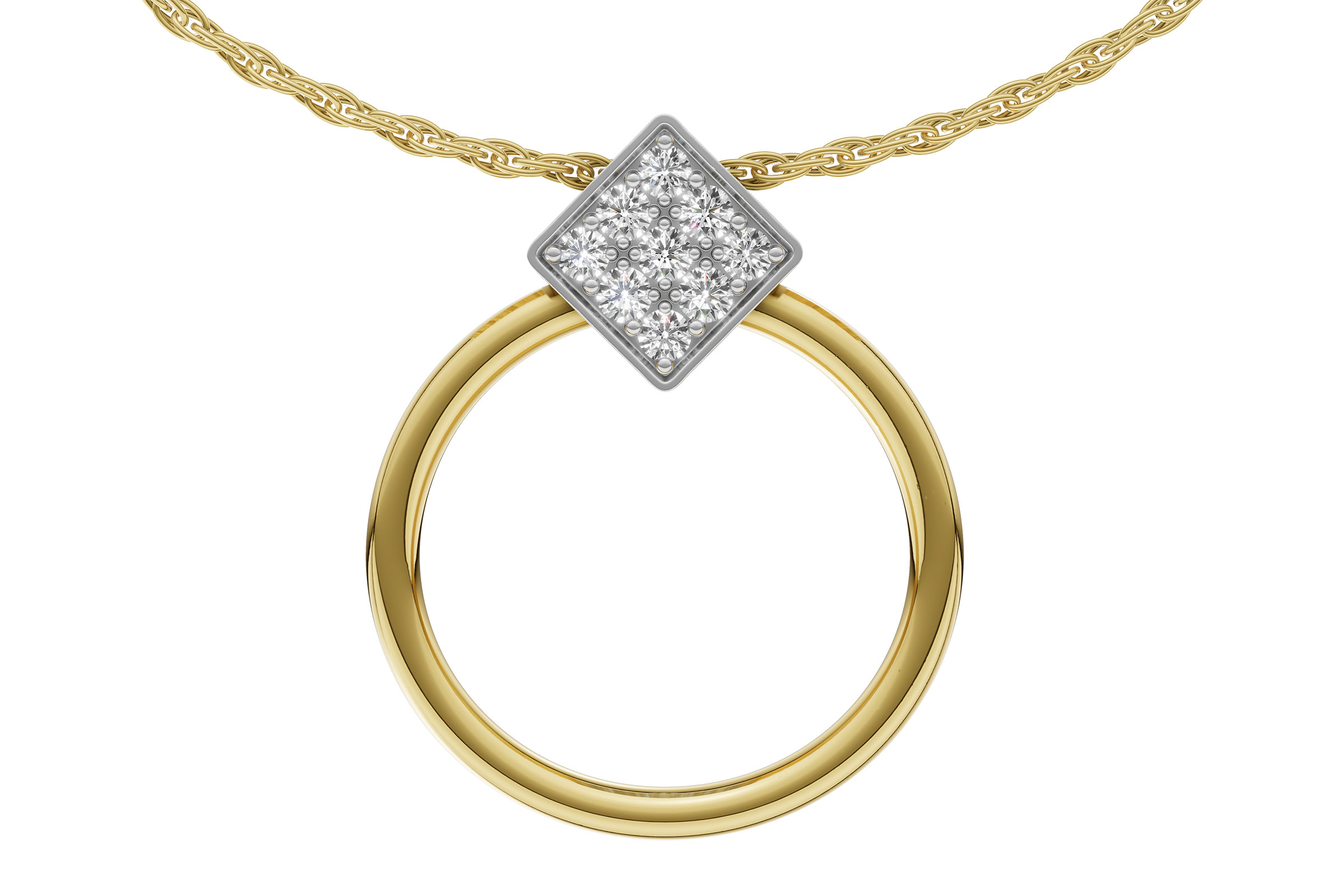 L330-73760: NECKLACE .25 TW