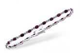 M238-99205: BRACELET 4.08 RUBY 4.55 TGW