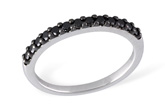 M240-75614: LDS WED RG .29 BLK DIAS TW