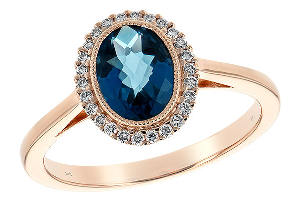 M244-37387: LDS RG 1.27 LONDON BLUE TOPAZ 1.42 TGW