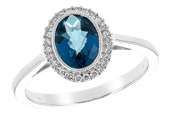 M244-37387: LDS RG 1.27 LONDON BLUE TOPAZ 1.42 TGW