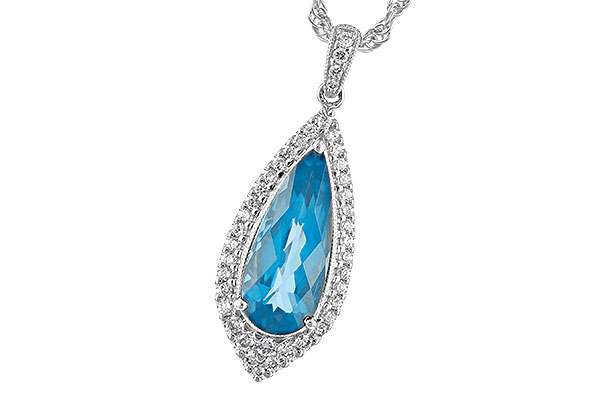 M244-39205: NECK 2.40 BLUE TOPAZ 2.65 TGW