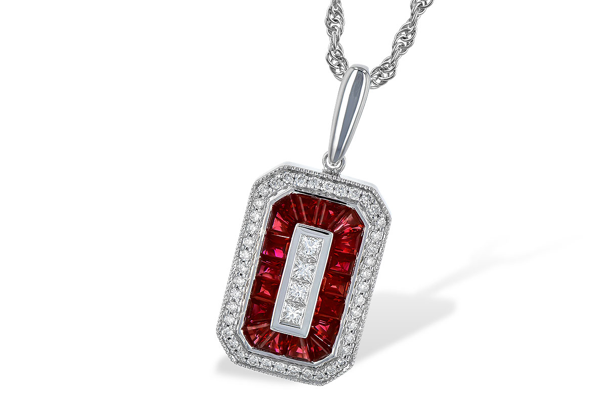 M245-30169: NECK 1.09 RUBY 1.42 TGW