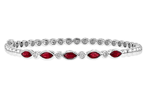 M245-34687: BANGLE 1.50 RUBY 1.63 TGW