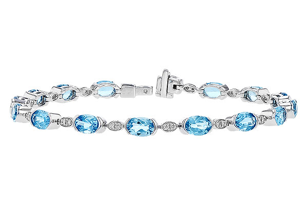 M328-91005: BRACELET 7.80 SWISS BLUE TOPAZ 7.96 TGW