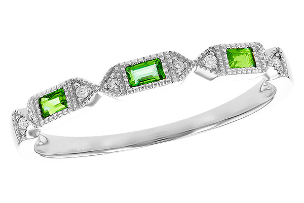 M328-91023: LDS WED RG .10 EMERALD .12 TGW