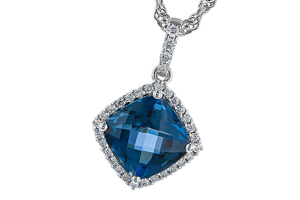 M328-94678: NECK 1.09 LONDON BLUE TOPAZ 1.20 TGW