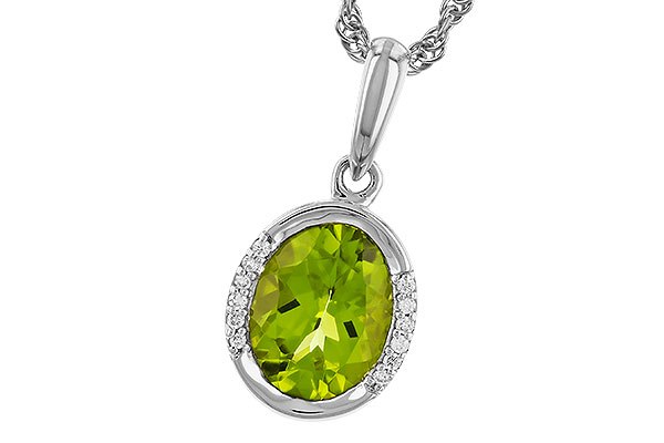 M328-94705: NECKLACE 1.72 TW PERIDOT 1.75 TGW (9x7 PER)