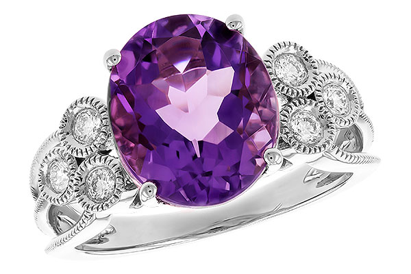M328-95605: LDS RG 3.90 AMETHYST 4.16 TW (12x10 AMY)