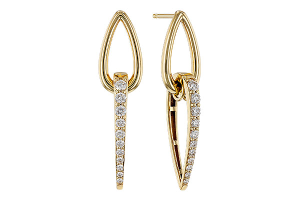 M329-82878: EARRINGS .75 TW