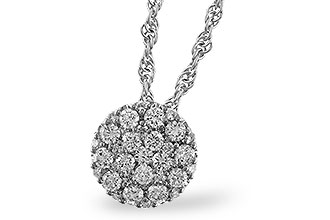 M329-84641: NECKLACE .25 TW