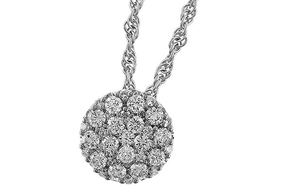 M329-84641: NECKLACE .25 TW