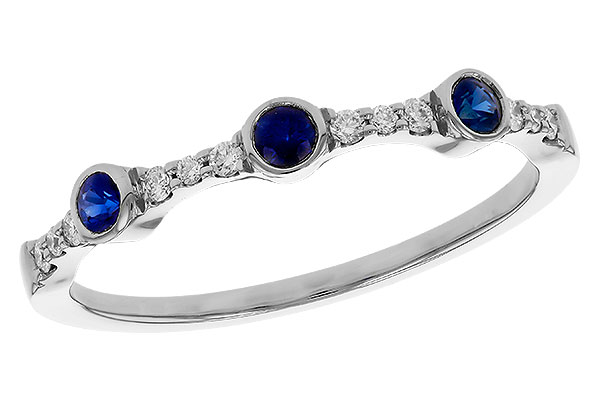 M329-84678: LDS WED RG .16 SAPPHIRE .25 TGW