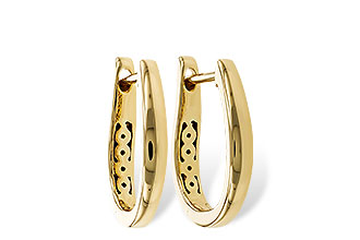 M329-87432: GOLD EARRINGS (15MM)