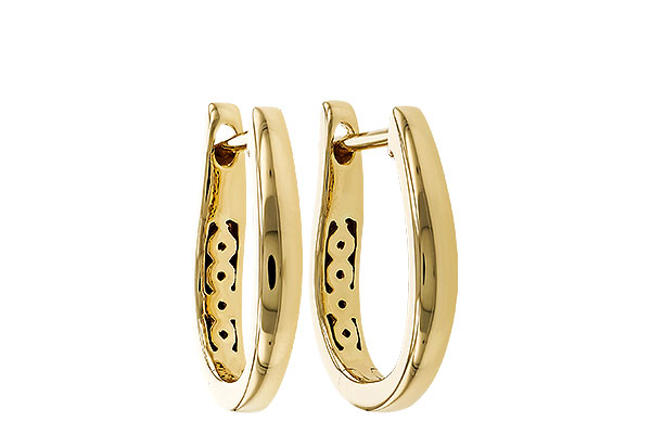 M329-87432: GOLD EARRINGS (15MM)