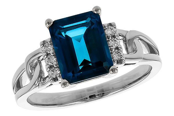 M329-88296: LDS RG 2.42 LONDON BLUE TOPAZ 2.50 TGW (9x7MM LBT)