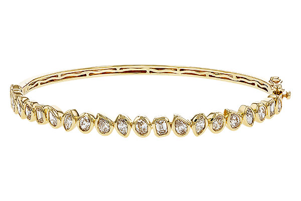 M329-89232: BANGLE 1.65 TW FANCY CUT DIAS