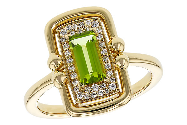 M329-90105: LDS RG .72 PERIDOT .84 TGW (8x4MM PER)